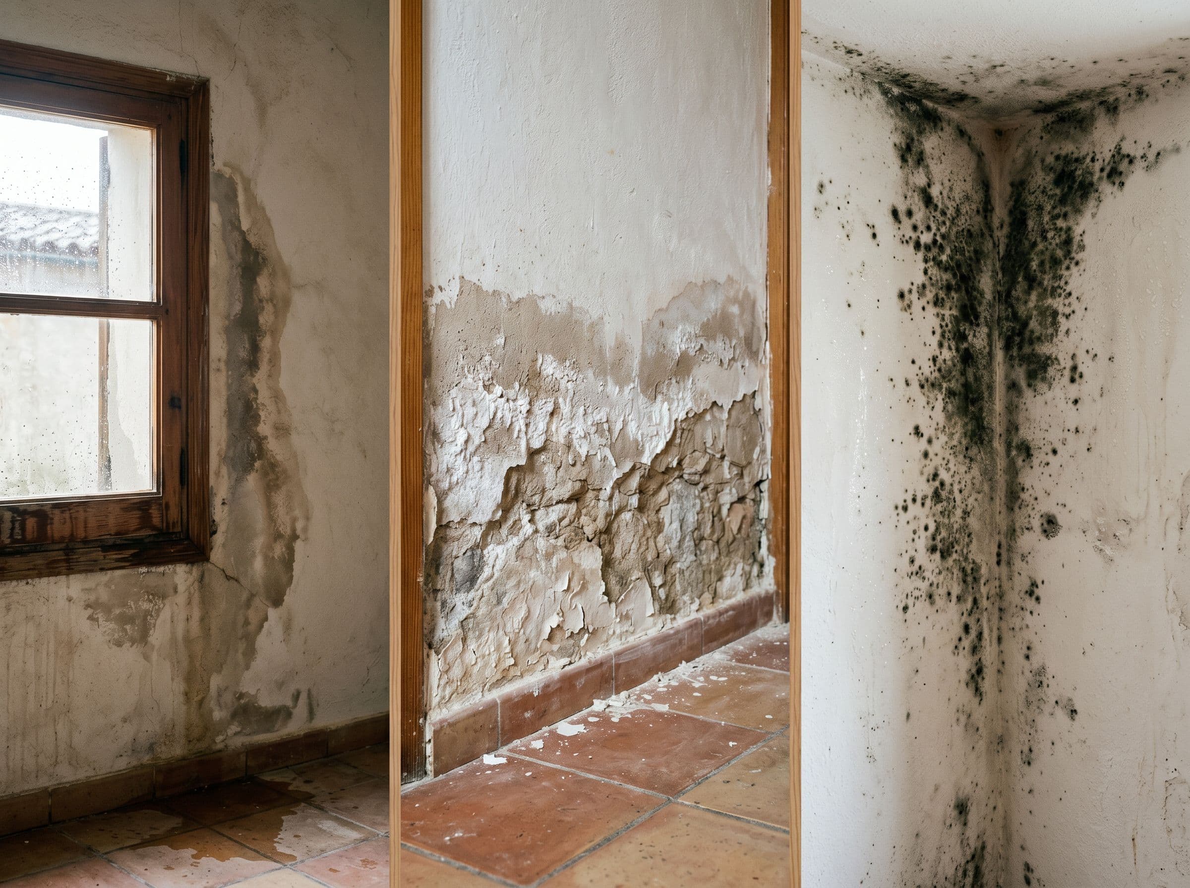 diferencias humedades filtración capilaridad y condensación