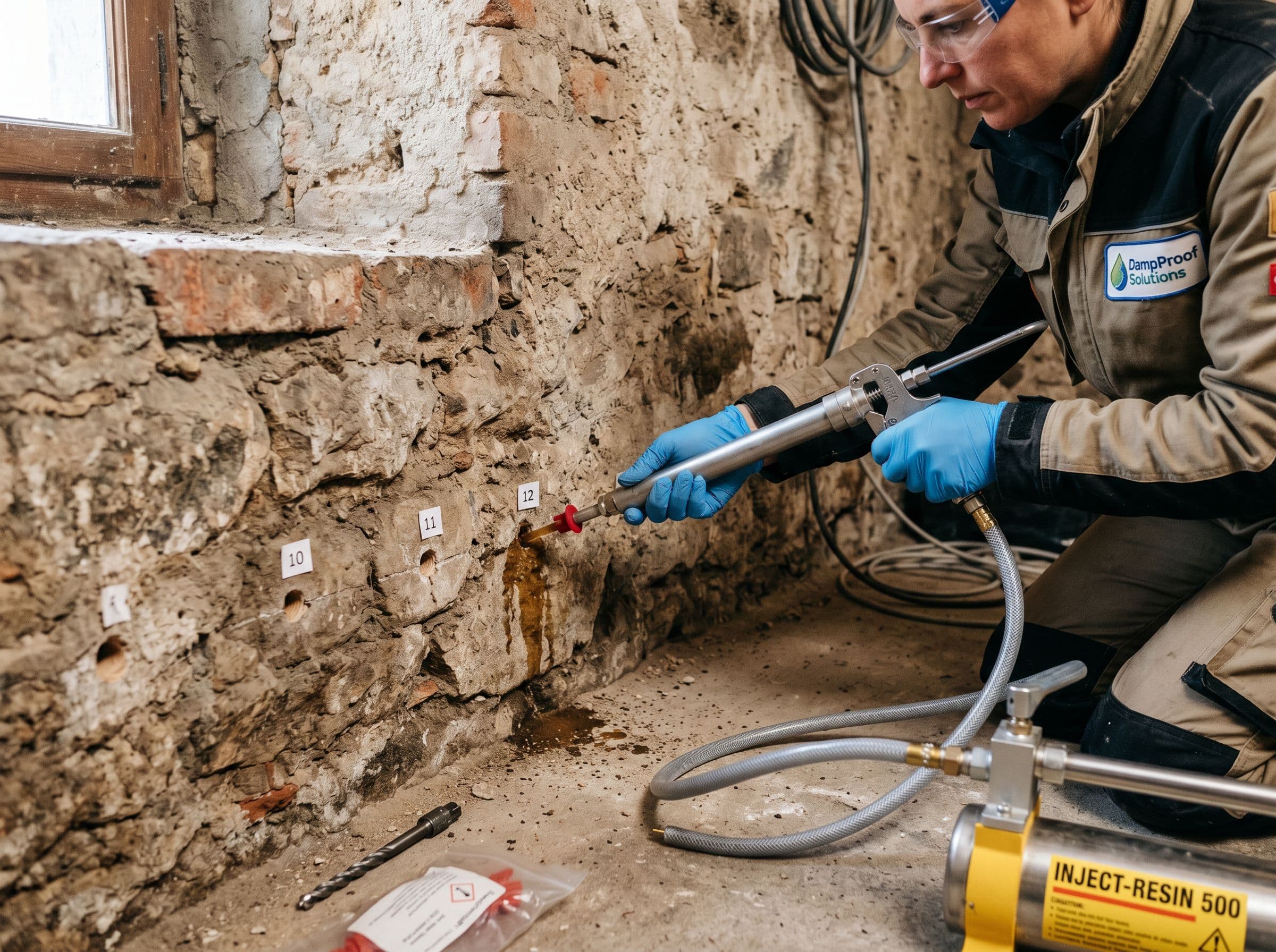 empresa especializada reparando humedades capilaridad