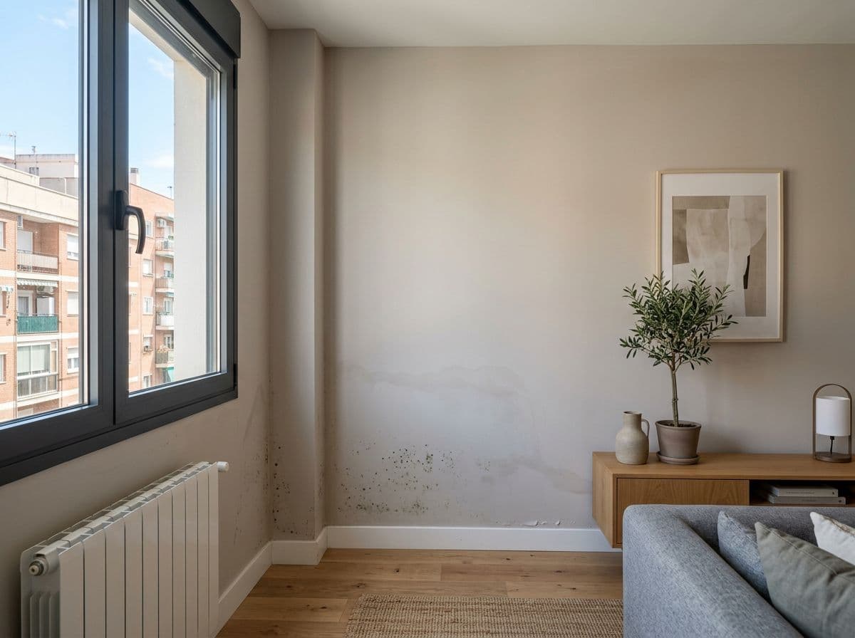 paredes con humedad moho y hongos