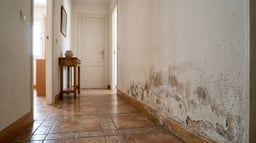 Pared de vivienda española con u